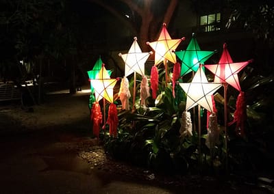 Weihnachtsschmuck im Plantation Bay Cebu