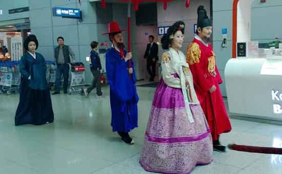 Geschichte zum Anfassen im Flughafen Incheon.